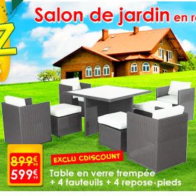 Achat Discount - Salon de Jardin