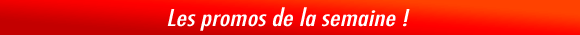 QUINZAINE EQUIPEMENT - PROMOS