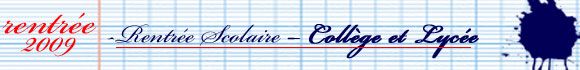 Fournitures scolaires - Coll�ge lyc�e