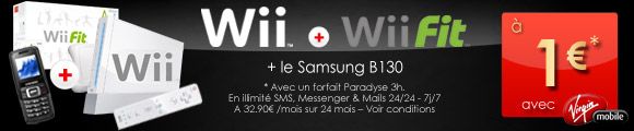 Wii + Wiifit avec Virgin