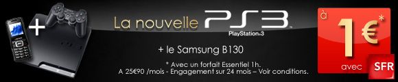 PS3 SLIM avec SFR