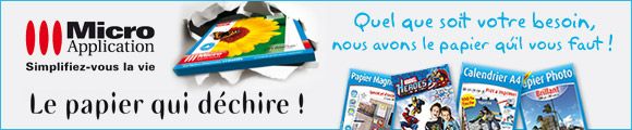 micro application papier