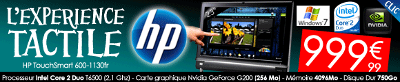 hp pc HP TouchSmart 600-1130fr