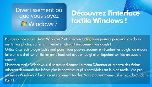 Asus Microsoft texte interface tactile