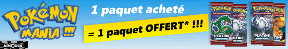 Ahat Discount - cartes pokemon 1 acheté = 1 offerte