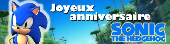 Sonic anniversaire