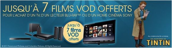 Opé Sony Films VOD