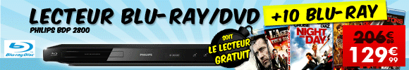 OP LECTEUR PHILIPS + 10 BLU-RAY