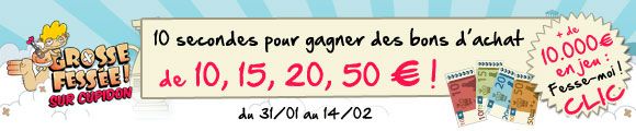 Grosse fessée sur Cupidon