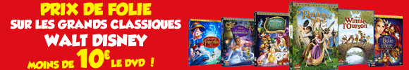 Prix de folie sur les Disney à moins de 10 €