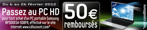 ODR Samsung - Cdiscount 50€