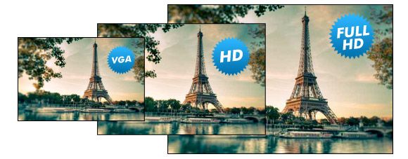 VGA HD Full HD