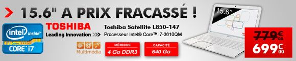 toshiba 15.6 a px fracasse