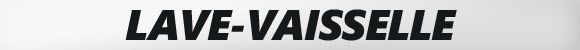 HAIER LAVE VAISSELLE