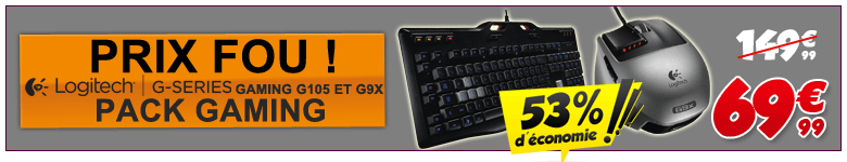 Bundle Logtech G9x G105 GZ