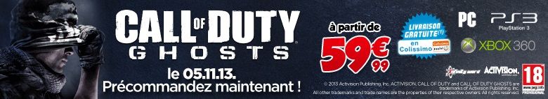 Préco COD Ghosts