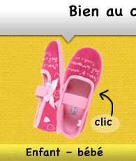 Chaussons enfant clic!