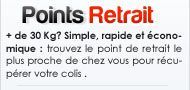 points retrait