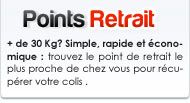 points retrait