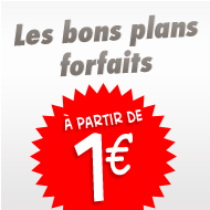 Les bons plans forfaits à 1€ - VIRGIN