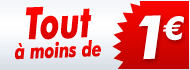 Foire - tout à moins de 1