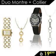 duo montre + collier