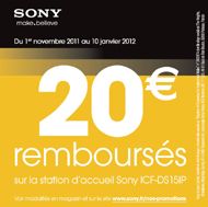 Sony 20 €