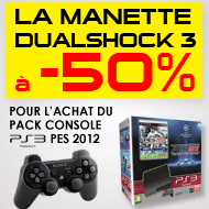 OP PS3 PES + DS3 à -50%