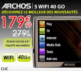 Archos 5 Wifi 40go