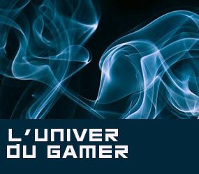 Univers du gamer bleu