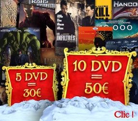 5 DVD = 30� / 10 DVD = 50�
