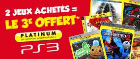 Op 2 jeux achetes = 3eme offert platinium