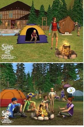 Les sims Bon voyage