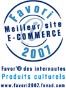 Meilleur site E-COMMERCE - Favori 2007