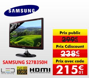 48H PROMO   Ecran Samsung 27 pouces